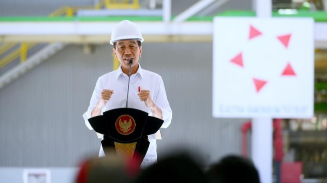 Presiden Joko Widodo atau Jokowi menekankan pentingnya kemandirian pangan di tengah krisis pangan yang sedang melanda dunia. (Foto: Muchlis Jr - Biro Pers Sekretariat Presiden)