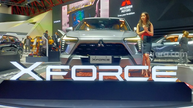 Mitsubishi XForce derived the DNA of motorsport from Mitsubishi Xpander and in the same production line with Mitsubishi Pajero Sport  [Suara.com/CNR ukirsari].