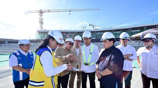 Presiden Jokowi bersiap pindah kantor ke Ibu Kota Negara (IKN) pada pertengahan tahun ini. (Foto: Muchlis Jr - Biro Pers Sekretariat Presiden)