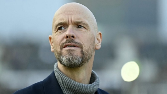 Manajer Manchester United, Erik ten Hag. [J Tallis / AFP]