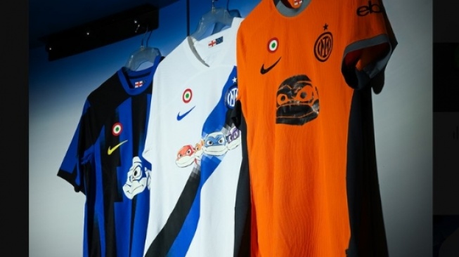Habis Transformers, Terbitlah Kura-kura Ninja di Jersey Inter Milan