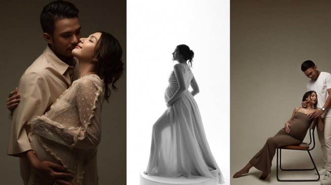 Jessica Mila dan Yakup Hasibuan menjalani maternity shoot atau pemotretan kehamilan jelang persalinan. [Instagram]