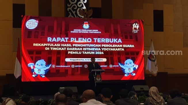 KPU DIY Mulai Rekapitulasi Perolehan Suara Tingkat Provinsi, Ditarget Rampung Dua Hari