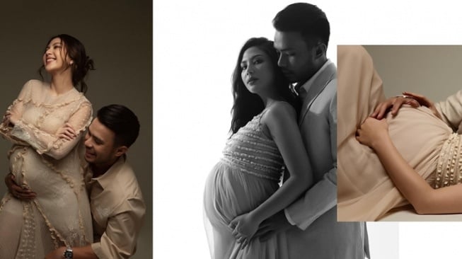 Jessica Mila dan Yakup Hasibuan menjalani maternity shoot atau pemotretan kehamilan jelang persalinan. [Instagram]