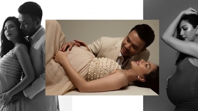 Jessica Mila dan Yakup Hasibuan menjalani maternity shoot atau pemotretan kehamilan jelang persalinan. [Instagram]