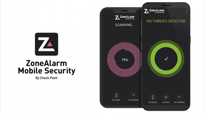 Aplikasi antivirus ZoneAlarm. [ZoneAlarm]