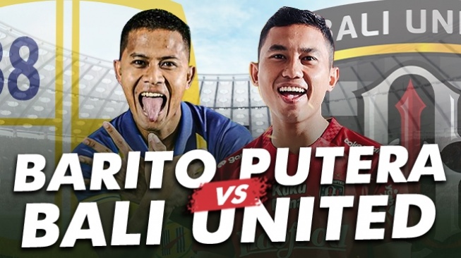 Link Live Streaming Barito Putera vs Bali United di Liga 1