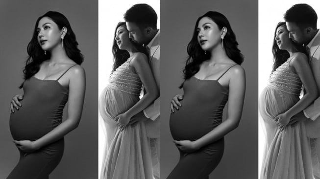 Jessica Mila dan Yakup Hasibuan menjalani maternity shoot atau pemotretan kehamilan jelang persalinan. [Instagram]