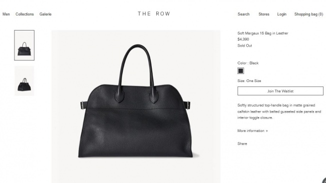 Tas anti-mainstream Luna Maya. (therow.com)