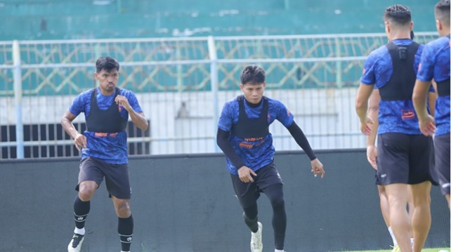 Sesi Latihan Klub Persita Tangerang. (persitafc.com)