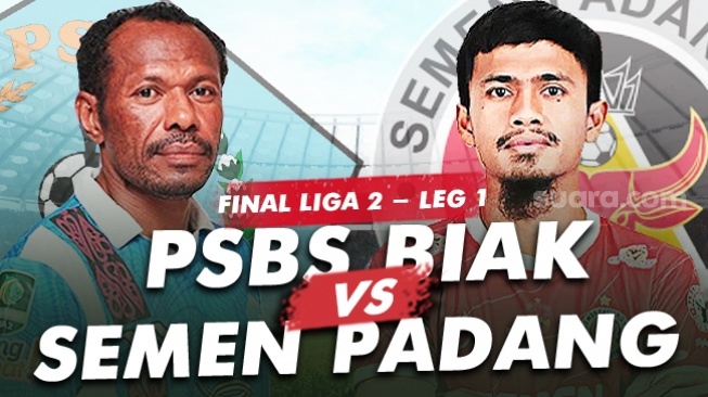 Prediksi PSBS Biak vs Semen Padang di Final Liga 2 Leg Pertama: Head to Head, Susunan Pemain, dan Skor