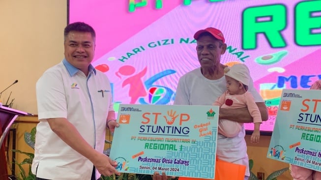 PTPN IV Regional I Dukung Program Pengentasan Stunting di Sumut Tahun 2024