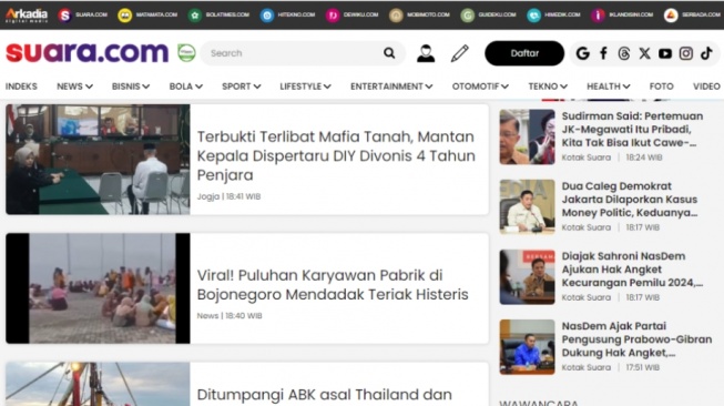 10 Tahun Suara.com, Media Terkenal Sang Penyaji Informasi Tak Kenal Lelah