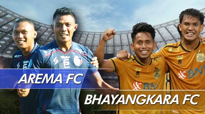 Link Live Streaming Arema FC vs Bhayangkara FC, Liga 1 6 Maret