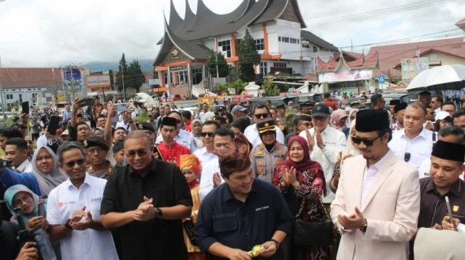 Resmikan Stasiun Lambuang Bukittinggi, Erick Thohir: Semua Harus Kolaborasi!