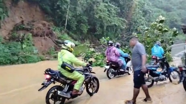 Jalan Padang-Solok Putus Total Malam Ini, Sitinjau Lauik Diterjang Longsor hingga Pohon Tumbang