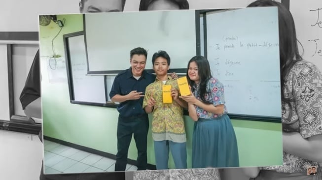 Momen Baim Wong Dadakan Jadi Guru SMA (YouTube/Baim Paula)