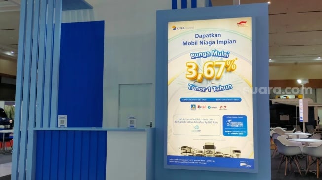 Sederet promo menarik dengan tenor yang bisa dipilih tersedia di Astra Financial [Suara.com/CNR ukirsari]