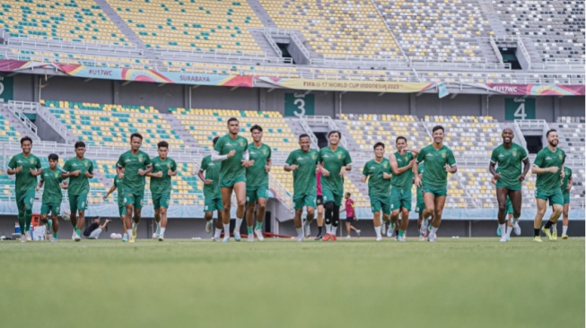 Sesi Latihan Klub Persebaya Surabaya. (persebaya.id)