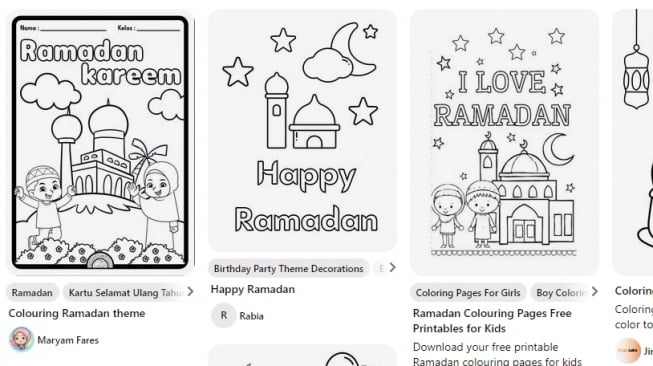 30 Gambar Tema Ramadhan Simple, Buat Ucapan atau Poster Kreasi Sendiri