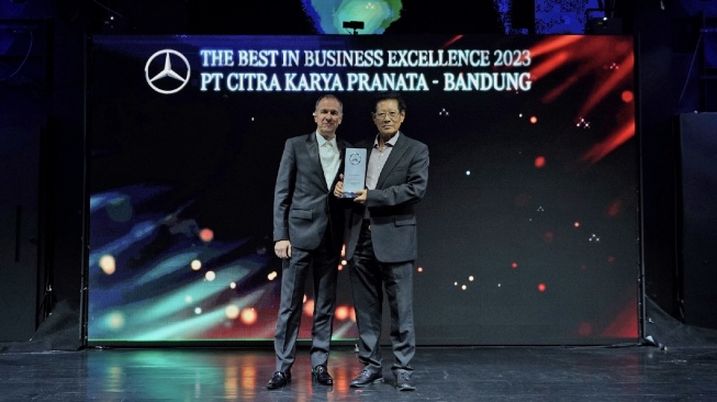 Peraih The Best in Business Excellence 2023, PT Citra Karya Pranata, Bandung [PT Mercedes-Benz Distribution Indonesia]