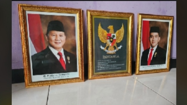 Pemenang Pilpres 2024 Belum Ditetapkan, Foto Presiden Prabowo dan Wapres Gibran Siap Dijual