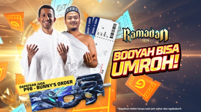 Event Ramadhan Garena Free Fire berhadiah umrah gratis. [Garena Indonesia]