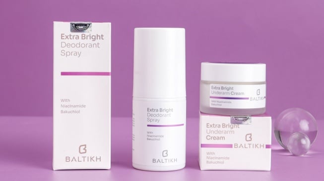 Baltikh Extra Bright Underarm Cream, yang mampu mencerahkan bukanya hanya sekedar cerah namun extra cerah. [Suara.com/dok]