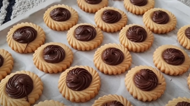 Nutella Butter Cookies. (YouTube/atha naufal)