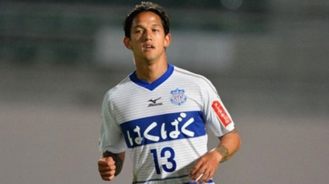 Irfan Bachdim saat berseragam Consadole Sapporo. (Dok. J League)