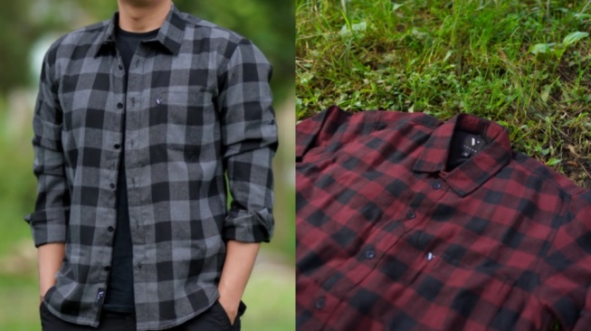 4 Rekomendasi Brand Kemeja Flanel Pria Lokal, Tampil Keren dan Stylish!