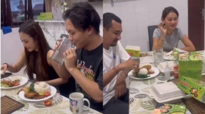 Rizky Febian buka puasa (Instagram)