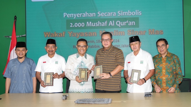 Sinar Mas Wakafkan Ribuan Mushaf Alquran ke ICMI