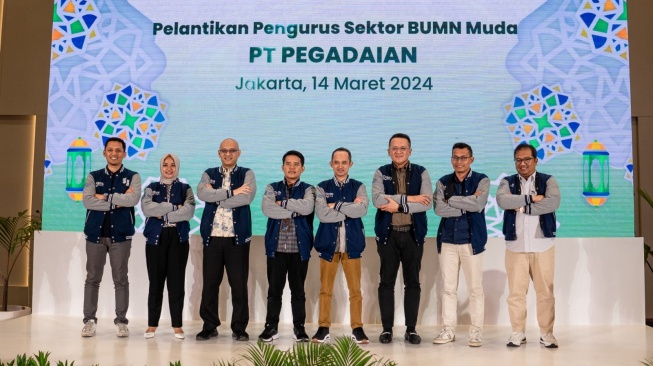 Pegadaian Kukuhkan Pengurus BUMN Muda Pegadaian