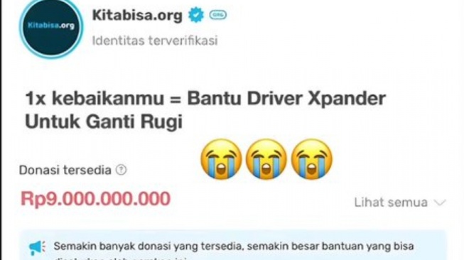 Penggalangan dana untuk penabrak Porsche bikin netizen geram (X/tanyakanrl)