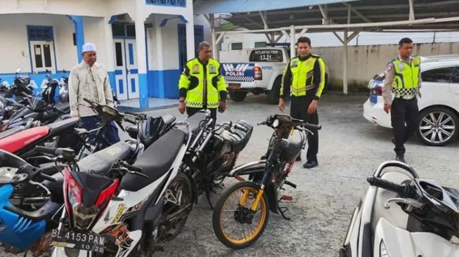 Polisi Tindak 149 Sepeda Motor Balap Liar di Aceh