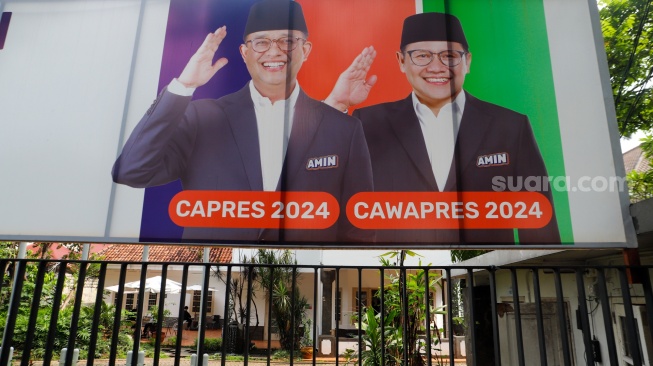 Suasana di Rumah Pahlawan Nasional Moh Yamin di Jalan Diponegoro 10, Menteng, Jakarta Pusat, Senin (18/3/2024). [Suara.com/Alfian Winanto]