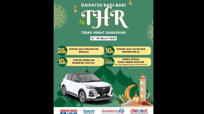 Jangan Lewatkan Promo THR Daihatsu untuk Mudik Lebaran Tahun Ini