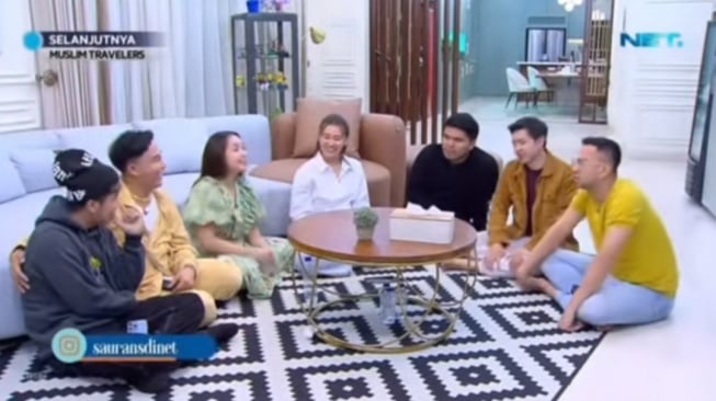 Thariq Halilintar dan Dennis Lim dalam acara Saurans di Net (YouTube)