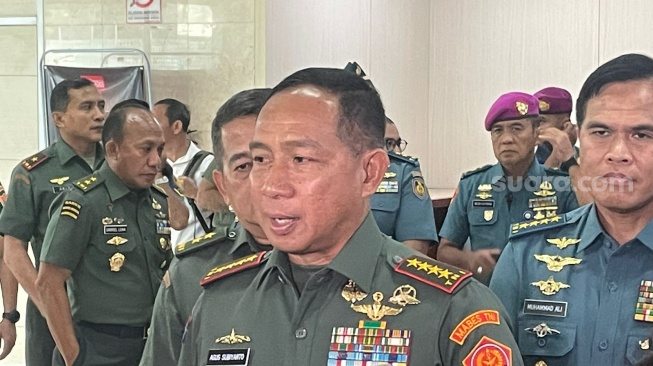 Panglima TNI Jenderal Agus Subiyanto. (Suara.com/Bagaskara)