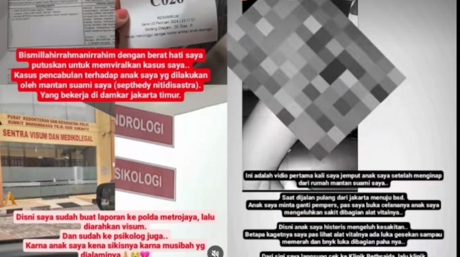 Petugas Damkar Lecehkan Anak Kandung Sendiri Berusia 5 Tahun, Mantan Istri Laporkan ke Polisi