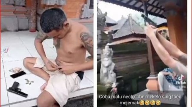 Pamer Senpi di TikTok, Pria Bertato di Karangasem Ini Diringkus Polisi