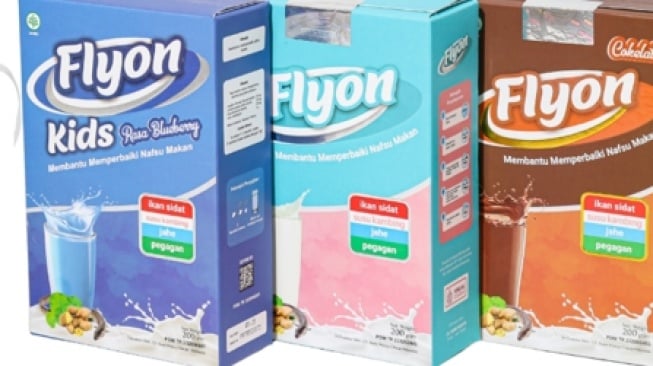Contoh produk susu Flyon. [Suara.com/dok]