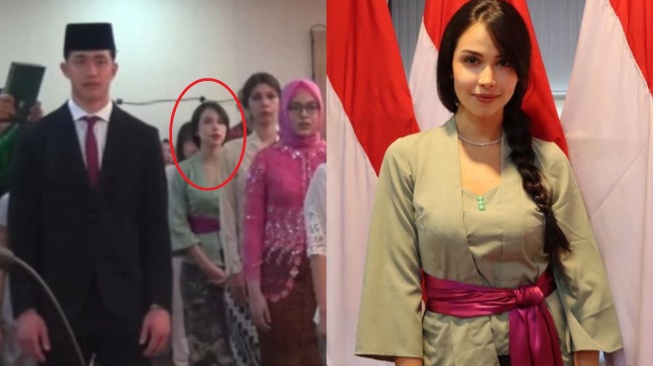 Sumpah WNI Bareng Cyrus Margono, Sosok Wanita Kebaya Hijau Akhirnya Terungkap