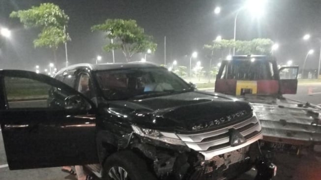 Pajero Tabrak Mobil Towing dan Satpam di Jembatan Tokyo PIK 2, Dua Orang Tewas