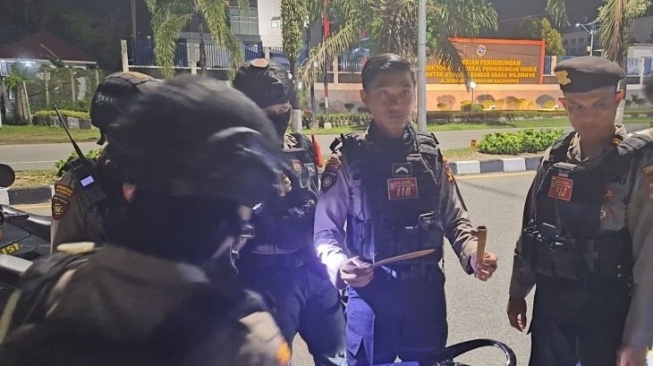 Polisi Balikpapan Sita 12 Motor Knalpot Brong, 1 Remaja Bawa Sajam