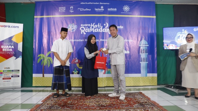 TGIF Kedua Suara.com, Seru-seruan Bareng Anak Yatim Piatu di Muhammadiyah Rawamangun