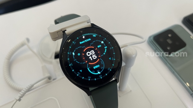 Xiaomi Watch 2 dirilis di Jakarta pada Selasa (26/3/2024). [Suara.com/Dicky Prastya]