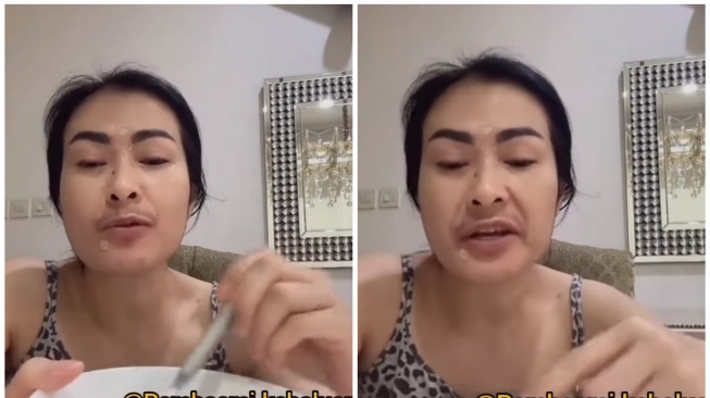 wajah asli Iis Dahlia tuai sorotan netizen (Instagram/@lambegosiip)