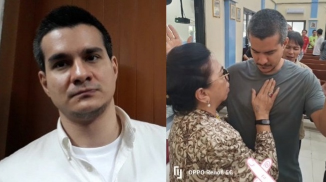 Potret Terkini Steve Emmanuel di Penjara, Khusyuk Beribadah dengan Rambut yang Sudah Memutih